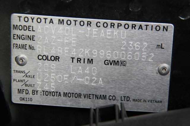 Số VIN và cách tra số VIN hay số khung trên xe ô tô