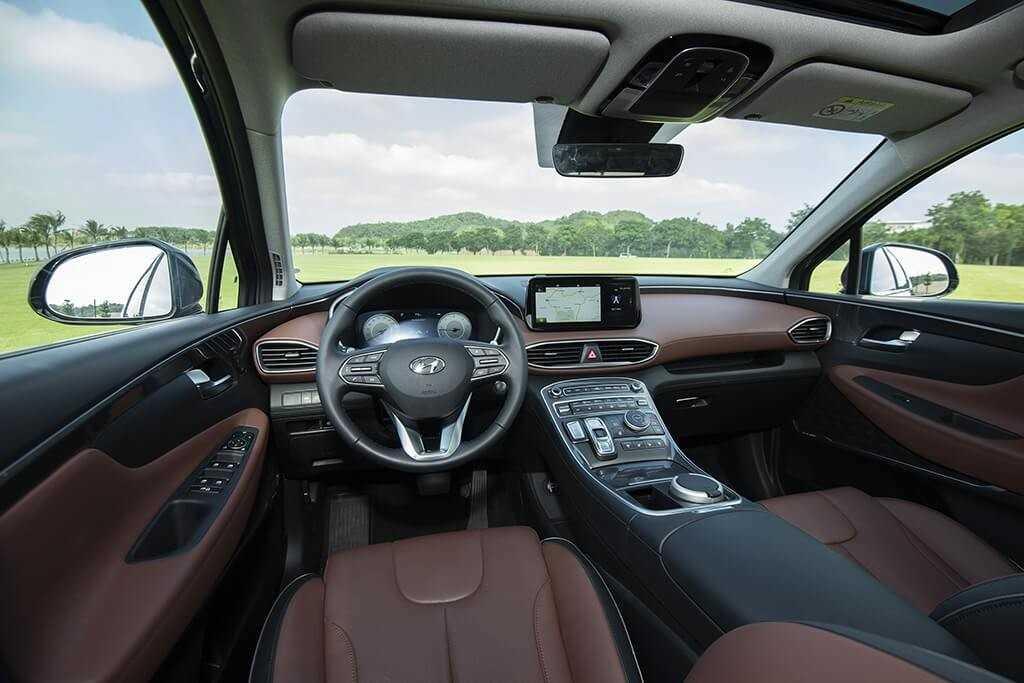 Nội thất Hyundai Santa Fe 2021