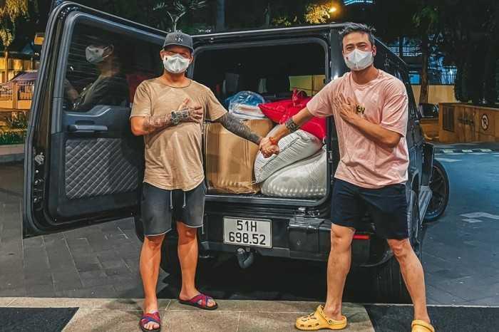 Nhóm thiện nguyện dùng xe sang hỗ trợ chống dịch