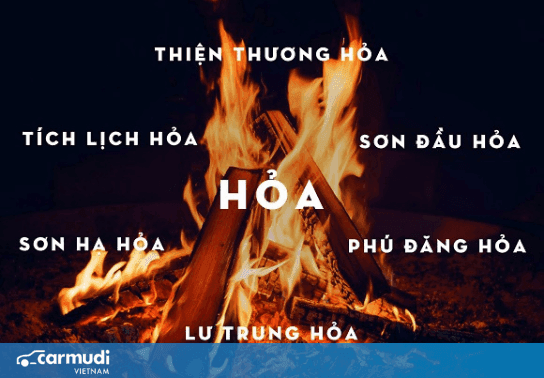 Người mệnh Hỏa nên chọn xe màu gì?