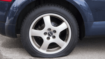 Không để lốp bị xẹp