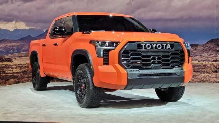 Toyota Tundra 2022 kiểu d&aacute;ng mạnh mẽ v&agrave; hầm hố