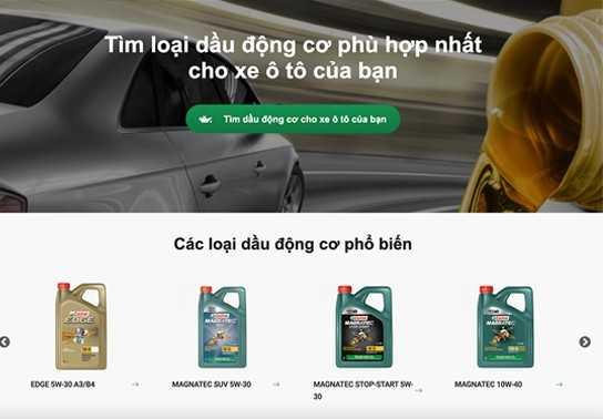 Không cần đọc quá nhiều kiến thức về dầu nhớt khi đã có trợ thủ đắc lực Castrol Oil Selector Tool