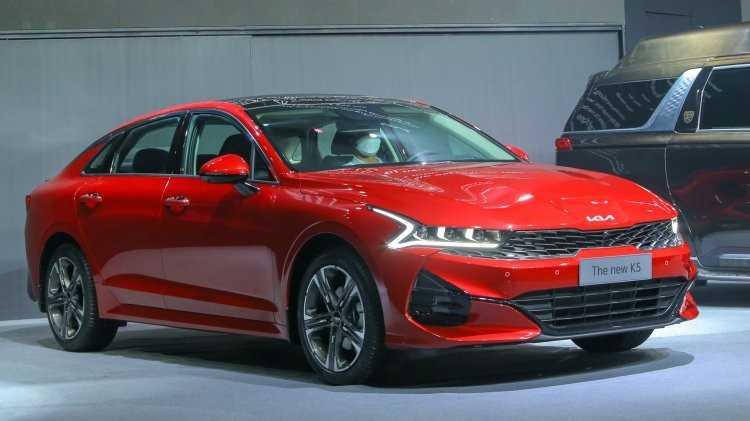 Thiết kế ngoại thất hiện đại của Kia K5