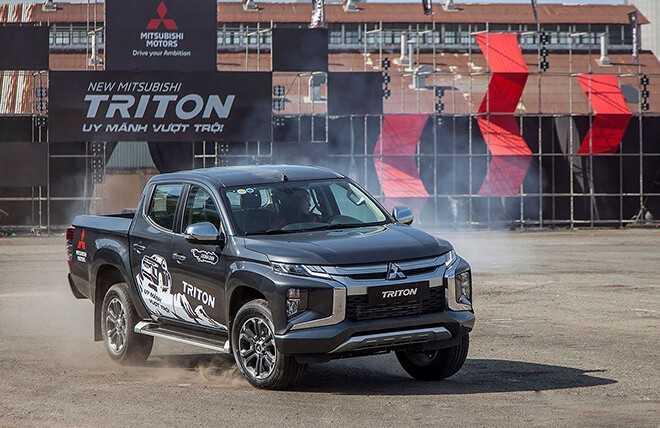 Mitsubishi Triton 2022 có phần nhỏ hơn đối thủ