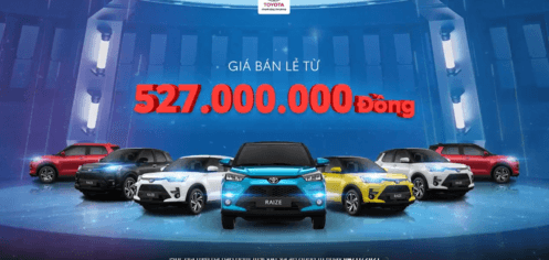 Màu xe Toyota Raize 2022