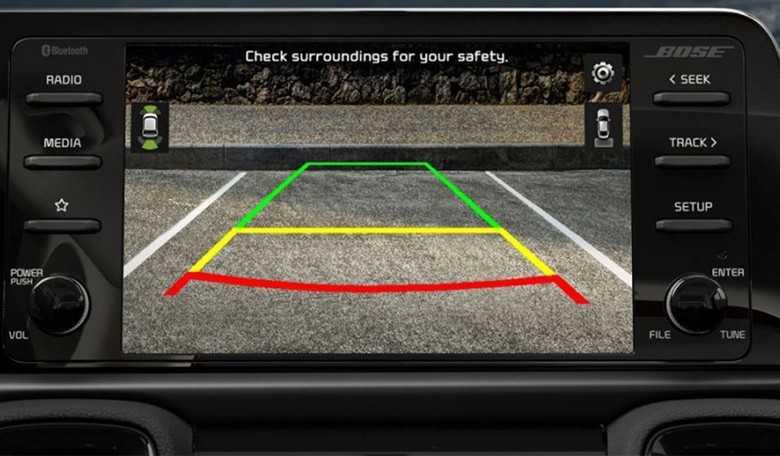 Cảm biến lùi trươc/sau trên Kia Sonet 2022