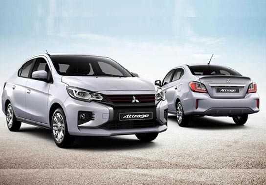 Mitsubishi Attrage 2021: thiết kế đẹp, trang bị tiện nghi và giá bán dễ chịu