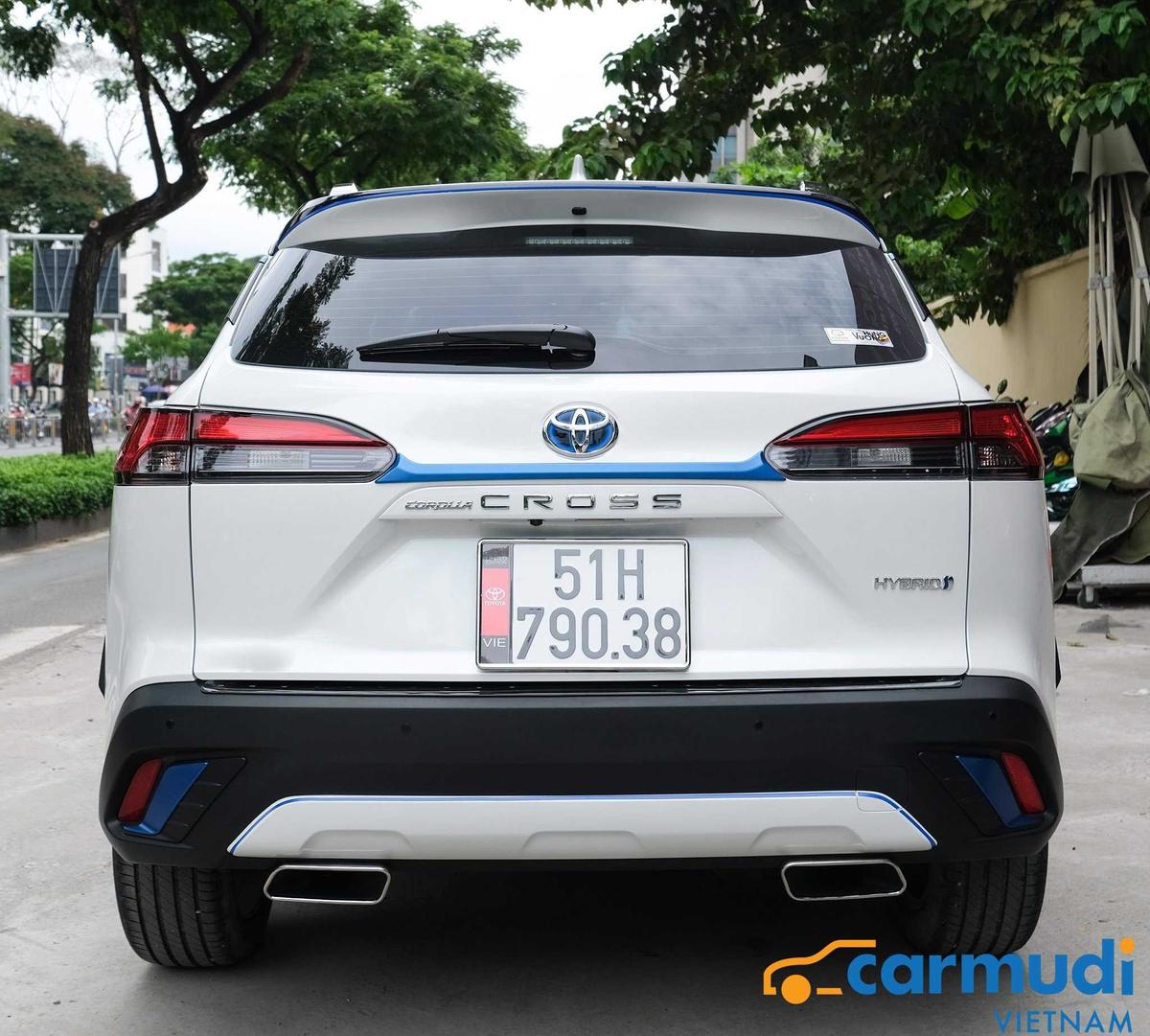 Đuôi xe Toyota Corolla Cross 2022