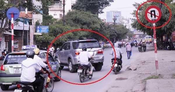 Trường hợp nào quay đầu xe bị xử phạt 3