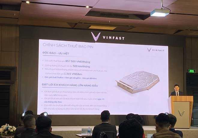 VinFast thay đổi chính sách thuê pin cho VF e34