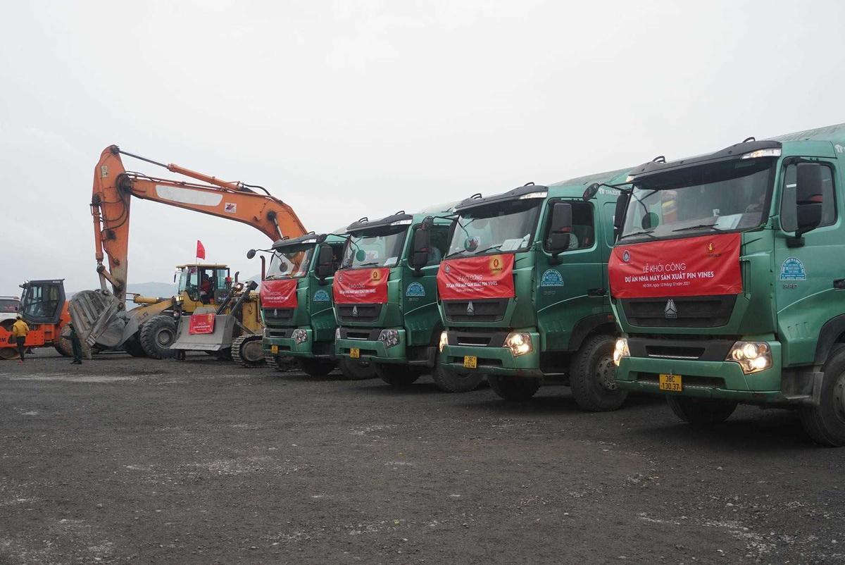 Vingroup khởi công nhà máy sản xuất pin VinES 4000 tỷ tại CKT Vũng Áng 