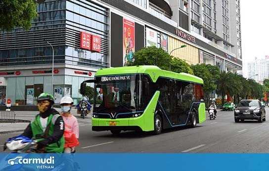 Người Hà Nội được đi xe buýt điện VinFast từ ngày 2/12
