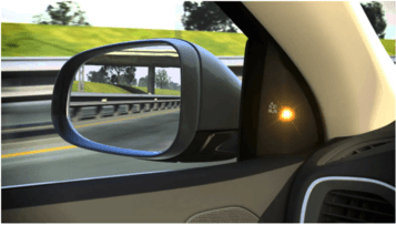 Vị trí điểm mù mà tài xế bị khuất tầm nhìn khi ô tô di chuyển