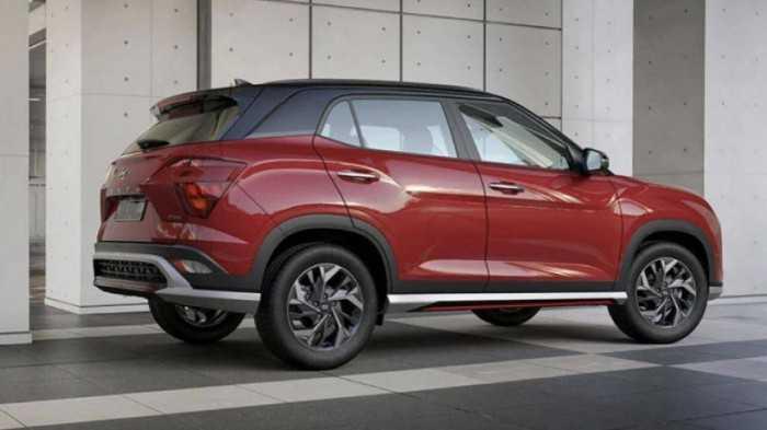 Thân xe Hyundai Creta 2022