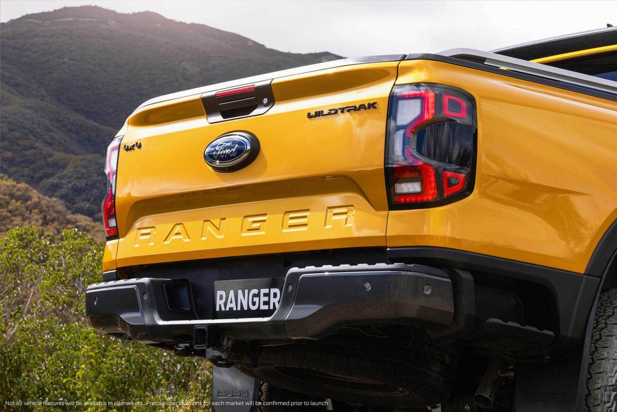 Đuôi xe Ford Ranger 2022 