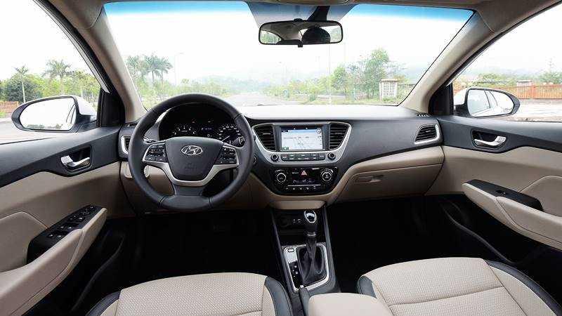 Nội thất Hyundai Accent 2021
