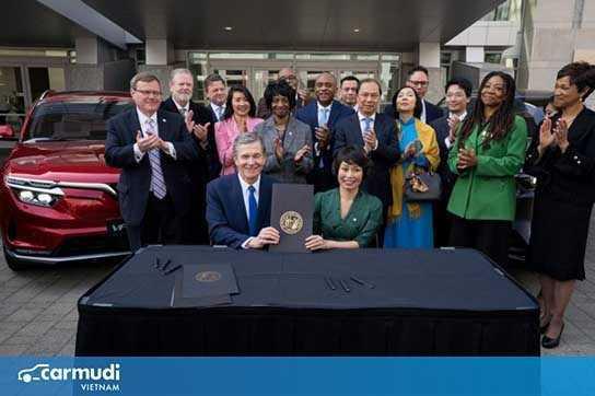 VinFast công bố dự án xây nhà máy xe điện tại Mỹ