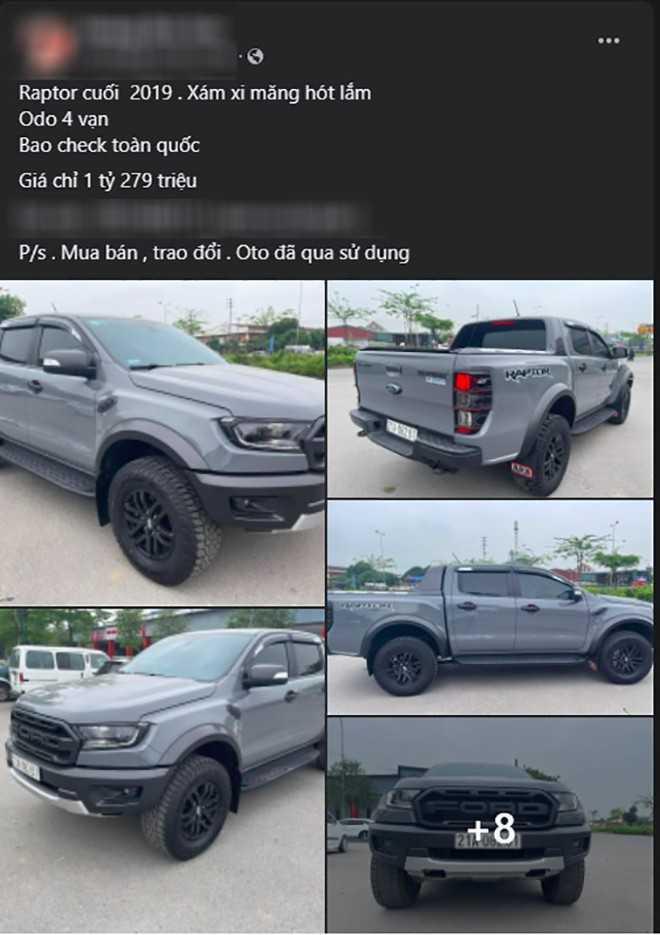 Ford Ranger Raptor sở hữu biển số không niên hạn tăng giá vô cớ-3