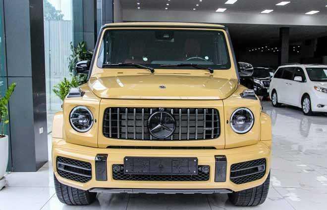 Mercedes-AMG G63 màu vàng cát lạ mắt-1