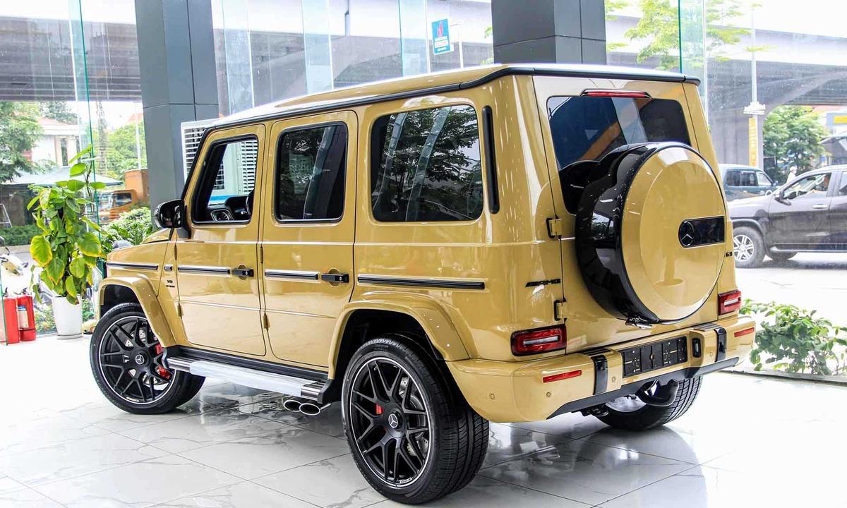 Mercedes-AMG G63 màu vàng cát lạ mắt-6