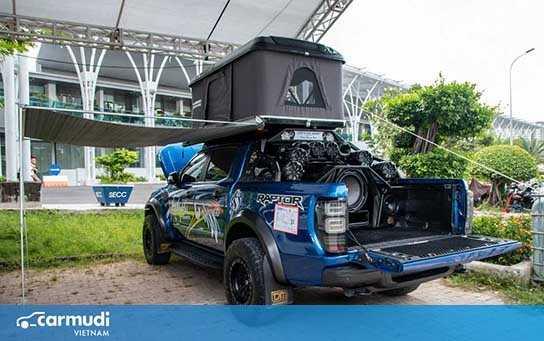 Ford Ranger Raptor được độ dàn âm thanh khủng trị giá 1,8 tỷ đồng