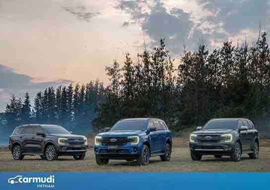 Ford Everest thế hệ mới ra mắt, giá bán từ 1,1 tỷ đồng
