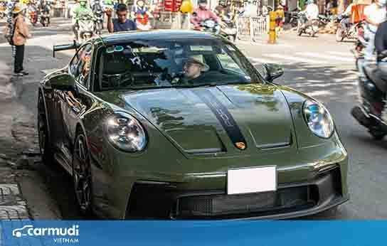 Porsche 911 GT3 2022 màu lạ mắt, trang bị số sàn đầu tiên tại Việt Nam