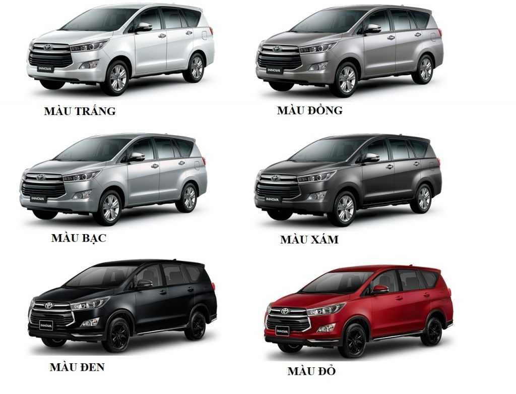 Màu xe: bạc, đồng, trắng và trắng ngọc trai.