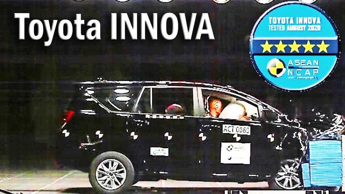Toyota Innova đã đạt chuẩn an toàn 5 sao ASEAN NCAP.