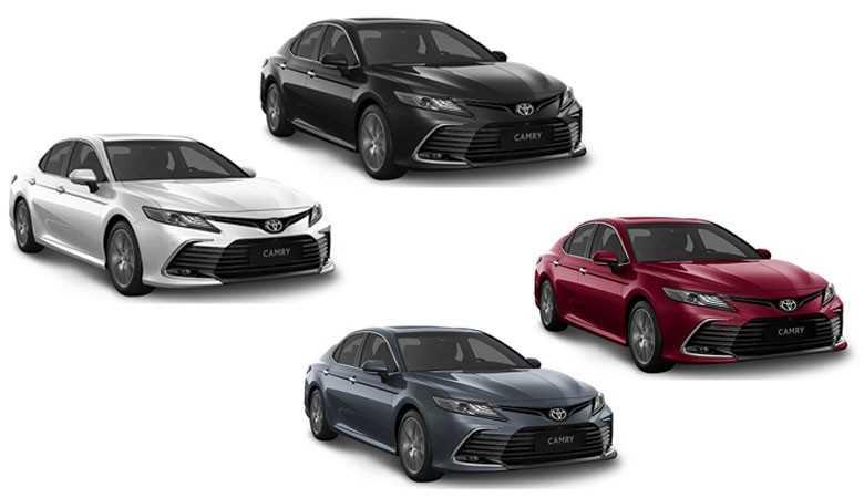 Màu xe: nâu, đen, nâu, đỏ, ghi, đen, trắng ngọc trai, bạc.