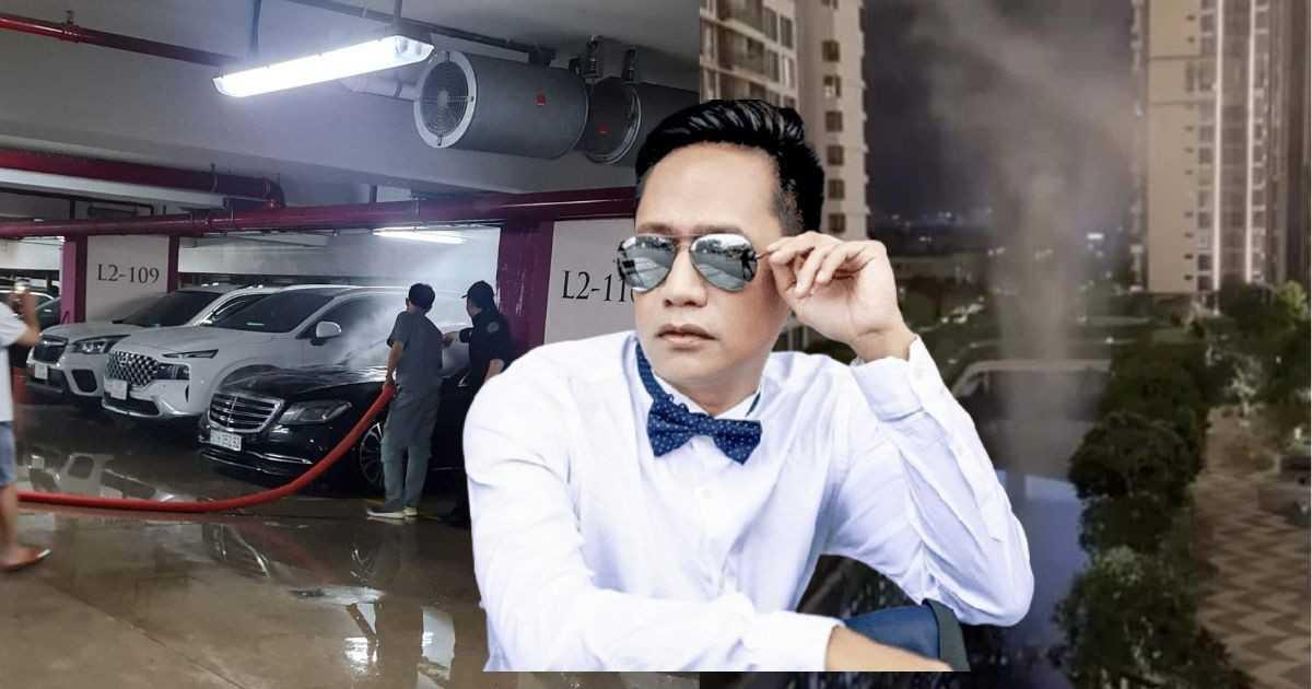 Mercedes S450 5 tỷ của ca sĩ Duy Mạnh cháy tại chung cư