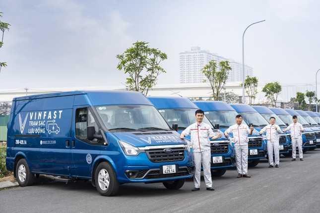 Sạc pin lưu động 24/7 của VinFast đã có mặt trên toàn quốc.