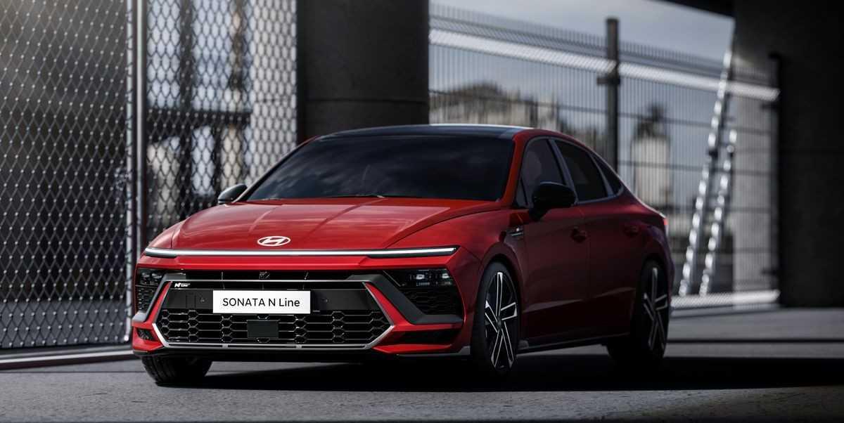 Hyundai Sonata 2024 hé lộ hình ảnh mới nhất