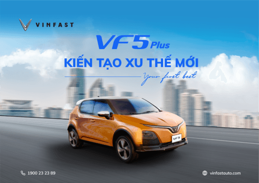 VinFast VF 5 Plus - SUV nhỏ tiện lợi cho đô thị