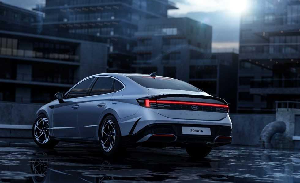 Hyundai Sonata 2024 hé lộ hình ảnh mới nhất