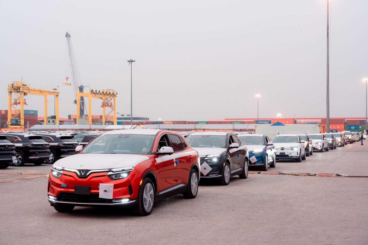 VinFast tiếp tục xuất khẩu một lô xe điện thứ hai đến Mỹ và Canada