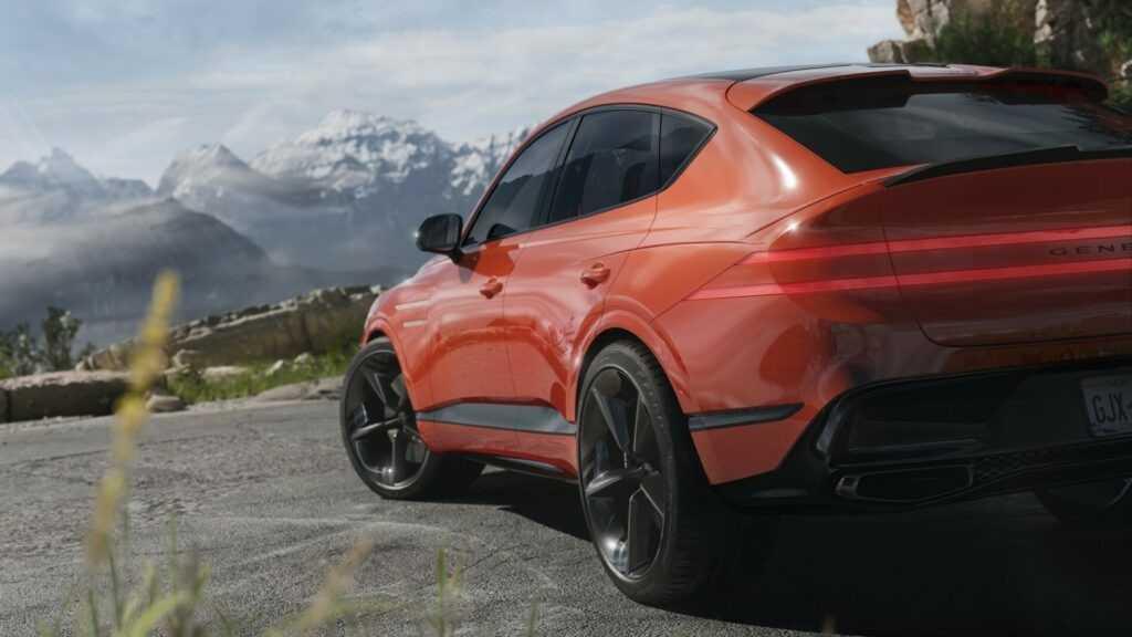 Genesis GV80 Coupe Concept - Màu cam chói lọi của hãng xe Hàn Quốc