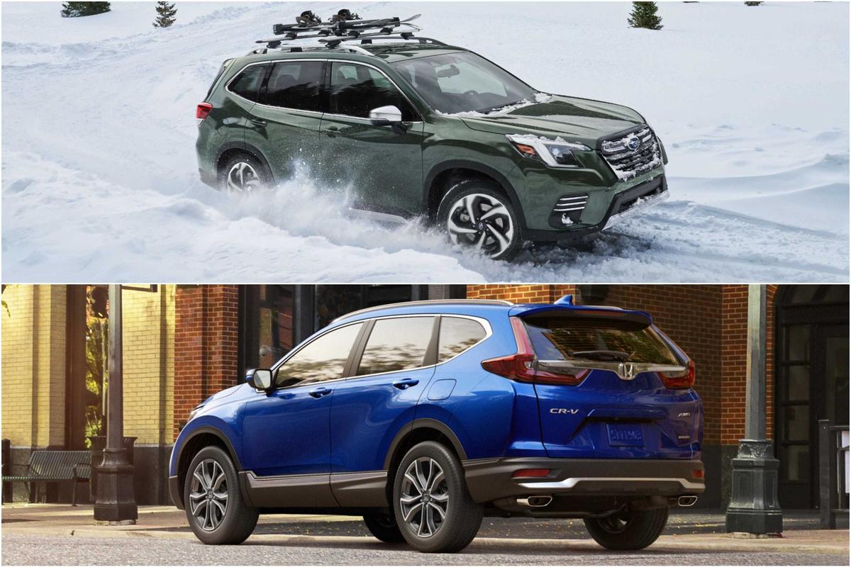 So sánh Subaru Forester 2023 và Honda CR-V 2023