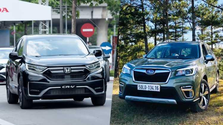 So sánh Subaru Forester 2023 và Honda CR-V 2023