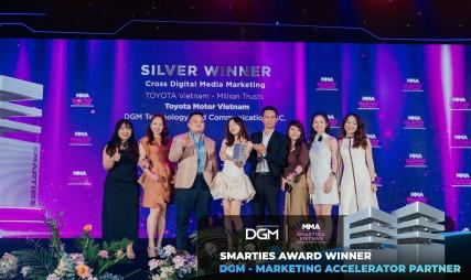 DGM – ĐỐI TÁC CHIẾN LƯỢC CỦA CÁC THƯƠNG HIỆU XE TOÀN CẦU, VINH DANH TẠI MMA SMARTIES 2025 VỚI TRIẾT LÝ “ALL ROADS LEAD TO ROI”