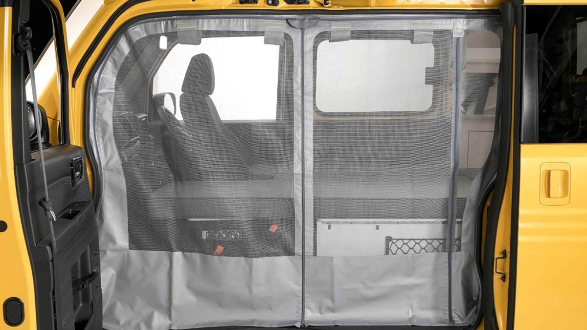 Xe có thêm lưới chắn côn trùng