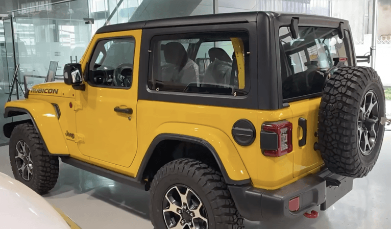 Thân xe Jeep Wrangler Rubicon 2 cửa