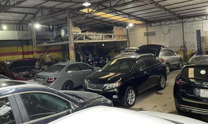 Một sơ sở sửa xe tư nhân