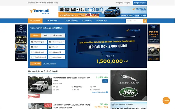 Carmudi Việt Nam- địa chỉ mua xe ô tô cũ giá tốt nhất tại Việt Nam