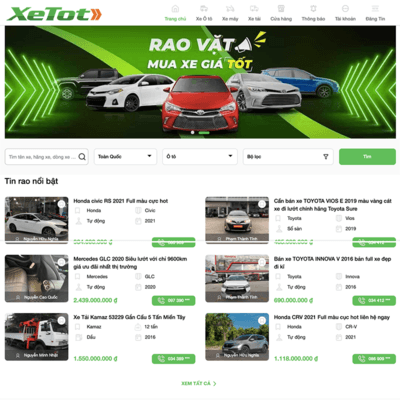 Xetot.com- địa chỉ mua xe ô tô cũ giá tốt