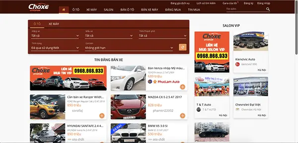Choxeotofun.net- địa chỉ mua xe ô tô cũ giá tốt