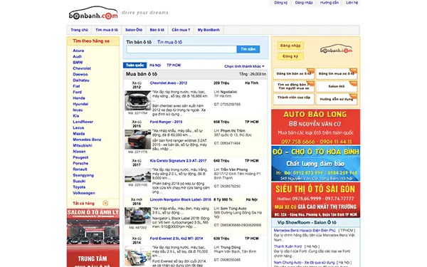 Bonbanh.com- địa chỉ mua xe ô tô cũ giá tốt