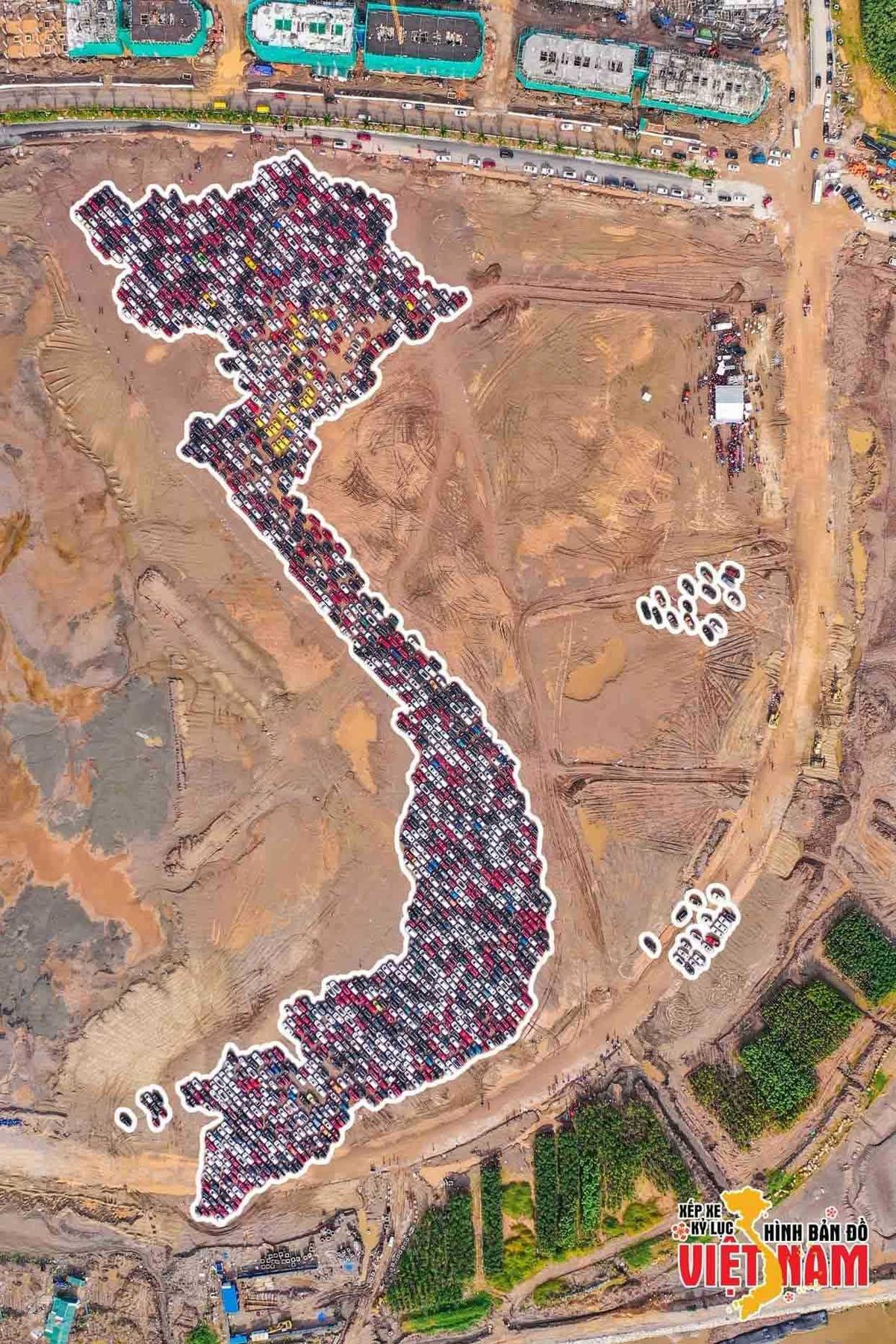 Kỷ lục chưa từng có, 1.700 ô tô xếp hình bản đồ Việt Nam-3