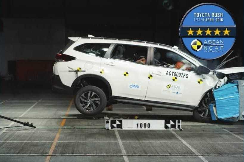 Toyota Rush là một trong số ít mẫu xe trong phân khúc đạt tiêu chuẩn an toàn cao nhất 5 sao ASEAN NCAP,